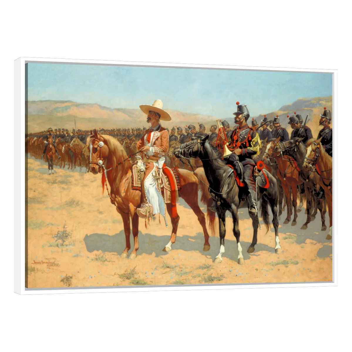 El Mayor Mexicano Por Frederic Remington