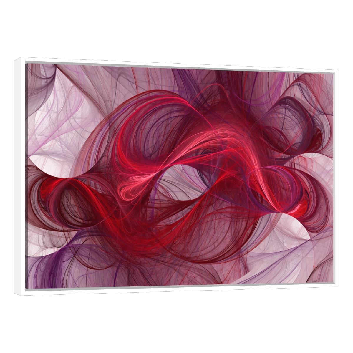Olas Rojas Minimalistas