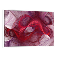 Olas Rojas Minimalistas
