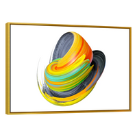 Multicolor Brush Stroke