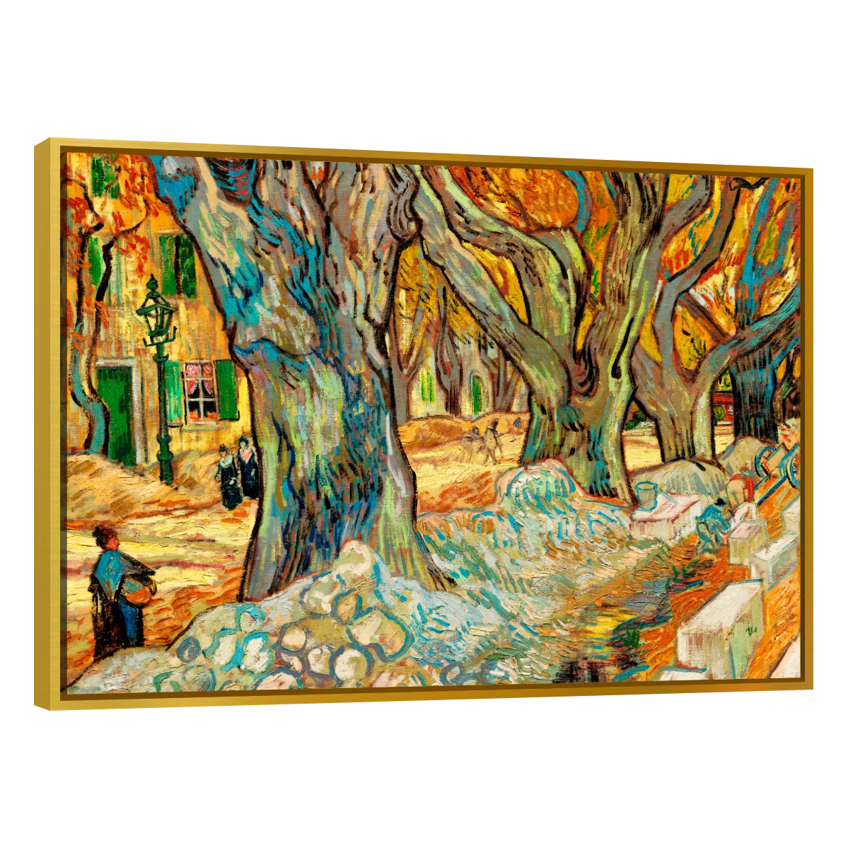 Grandes Arboles De Sombra Por Vincent Van Gogh