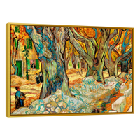 Grandes Arboles De Sombra Por Vincent Van Gogh