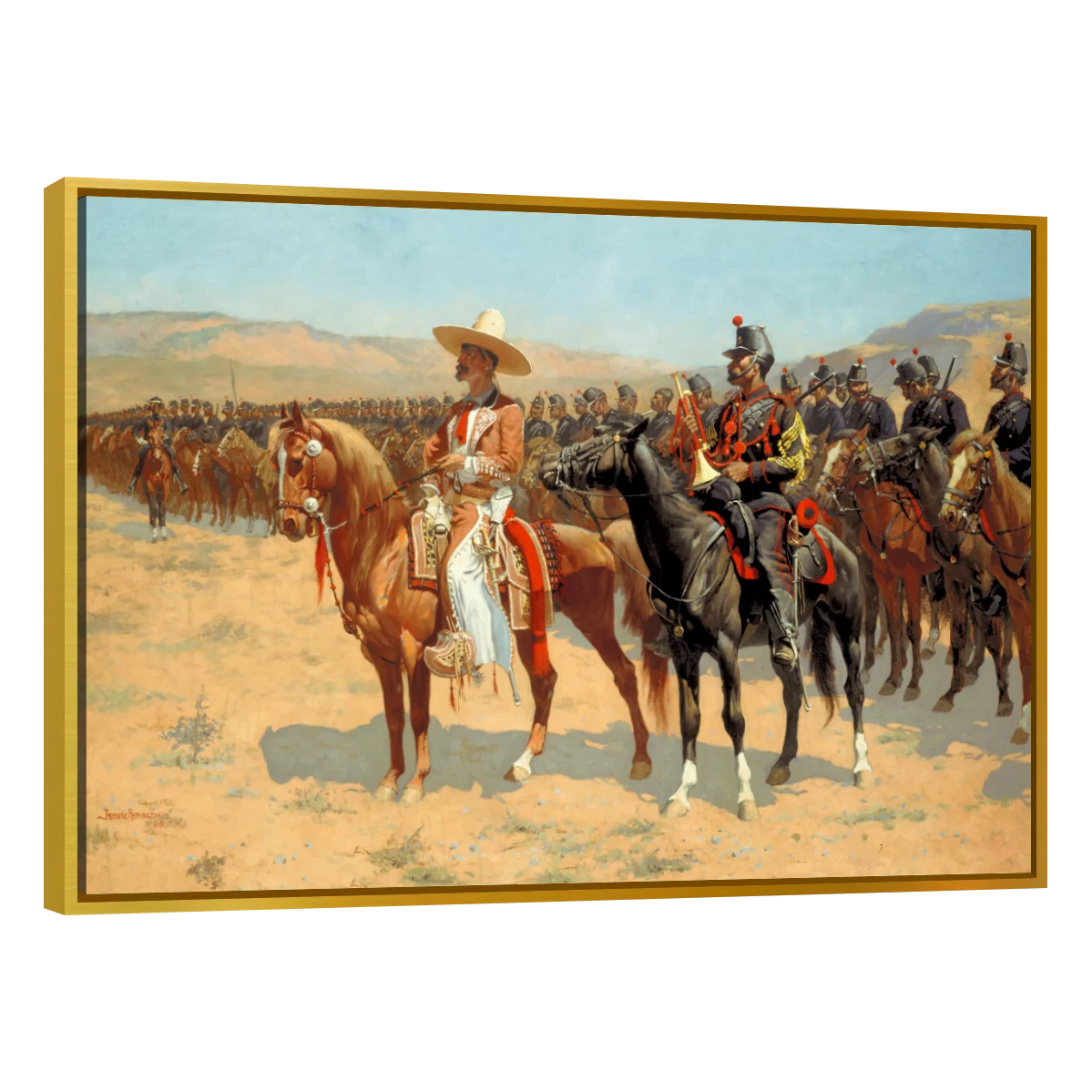 El Mayor Mexicano Por Frederic Remington