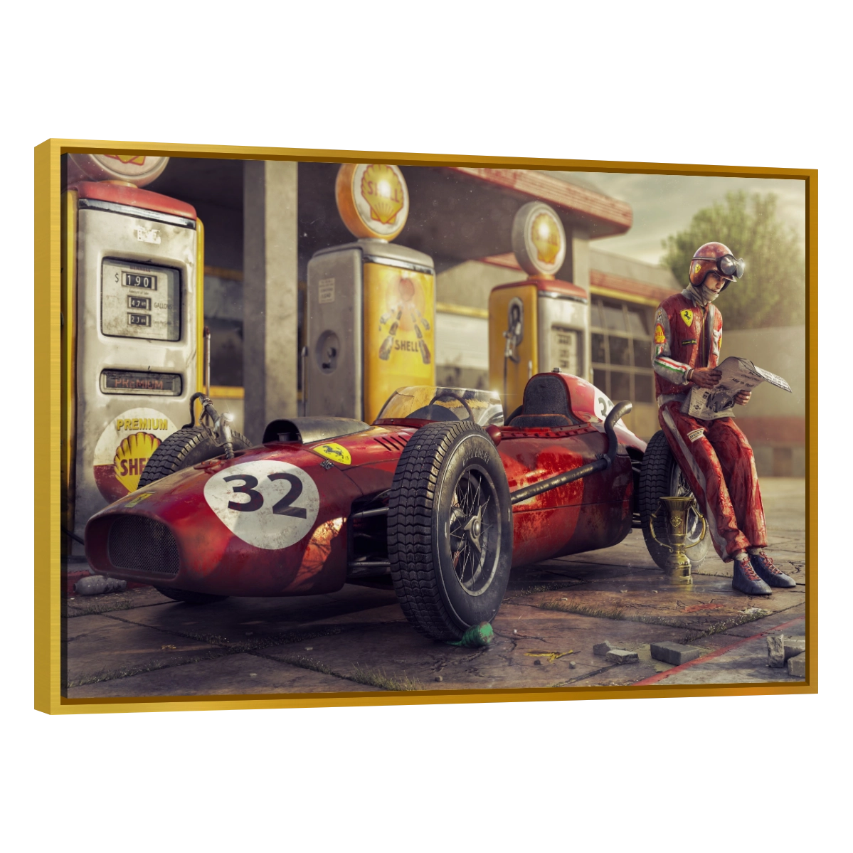 Ferrari F1 Estacion De Gas