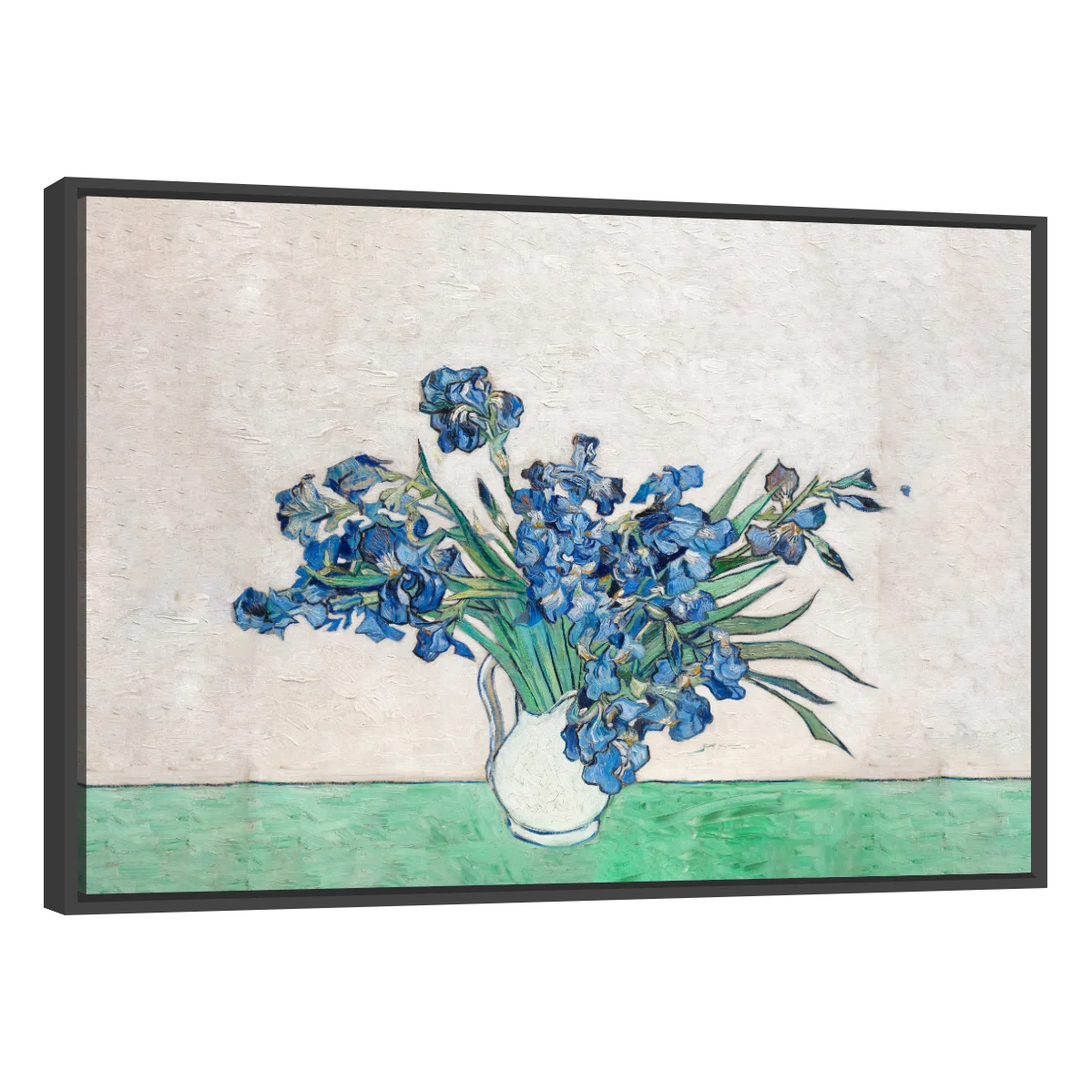 Lirios Azules En Un Jarron Vincent Van Gogh