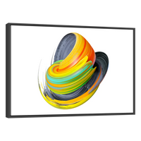 Multicolor Brush Stroke