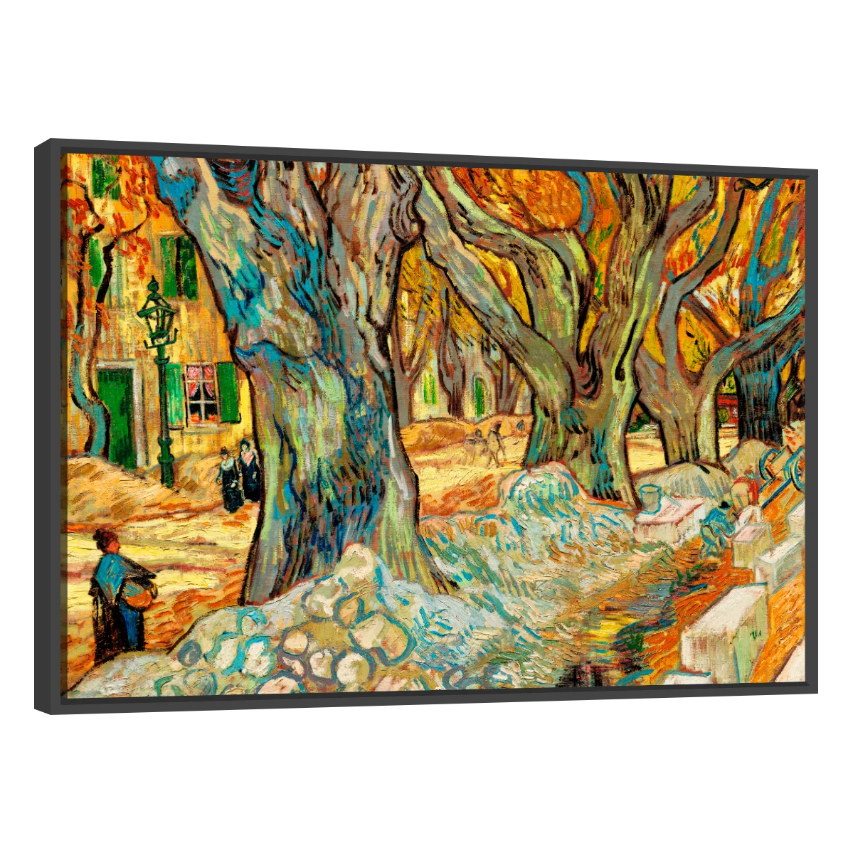 Grandes Arboles De Sombra Por Vincent Van Gogh