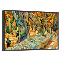 Grandes Arboles De Sombra Por Vincent Van Gogh