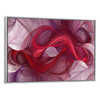 Olas Rojas Minimalistas