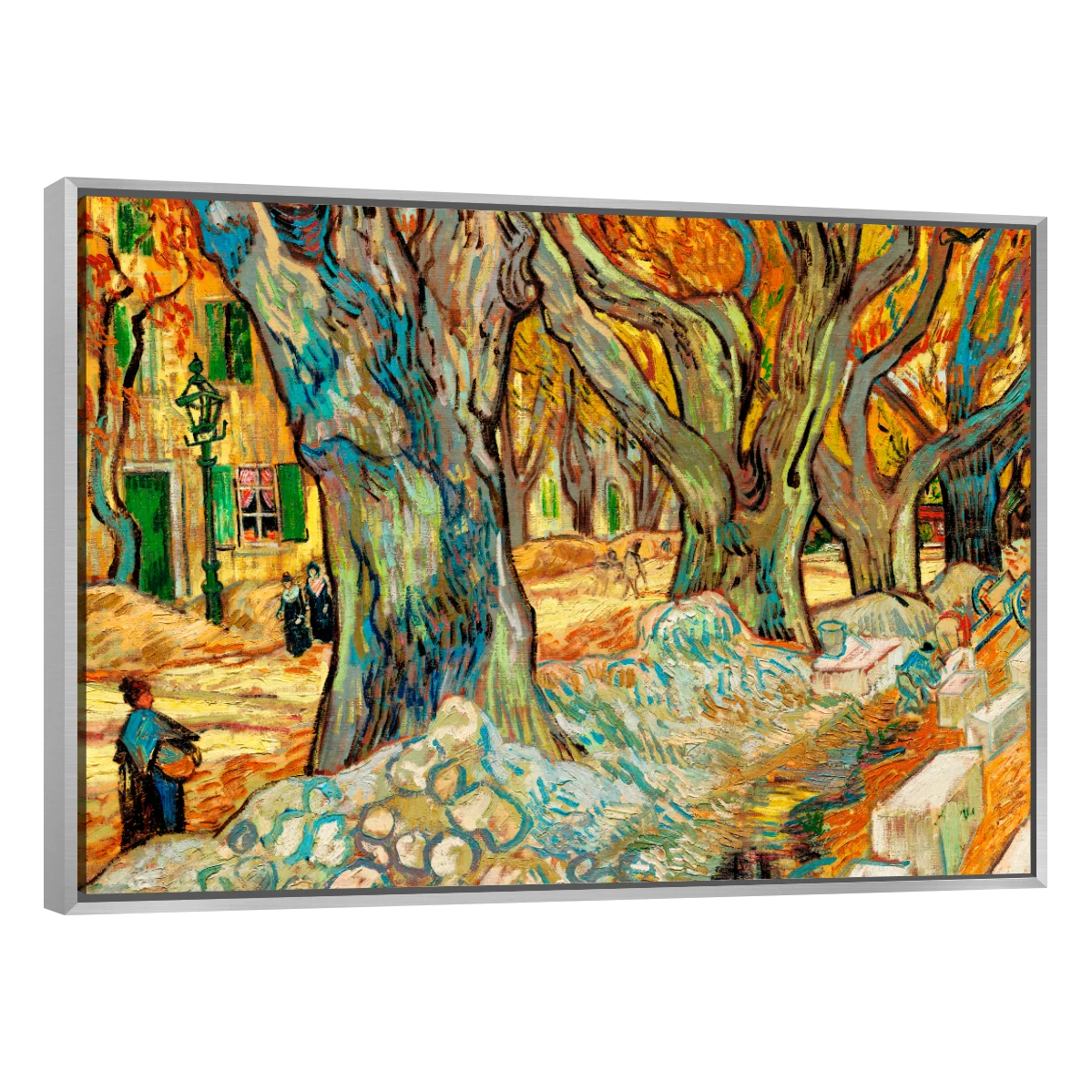 Grandes Arboles De Sombra Por Vincent Van Gogh