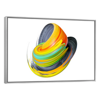 Multicolor Brush Stroke