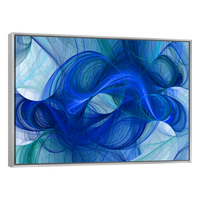 Olas Cobalto Minimalistas