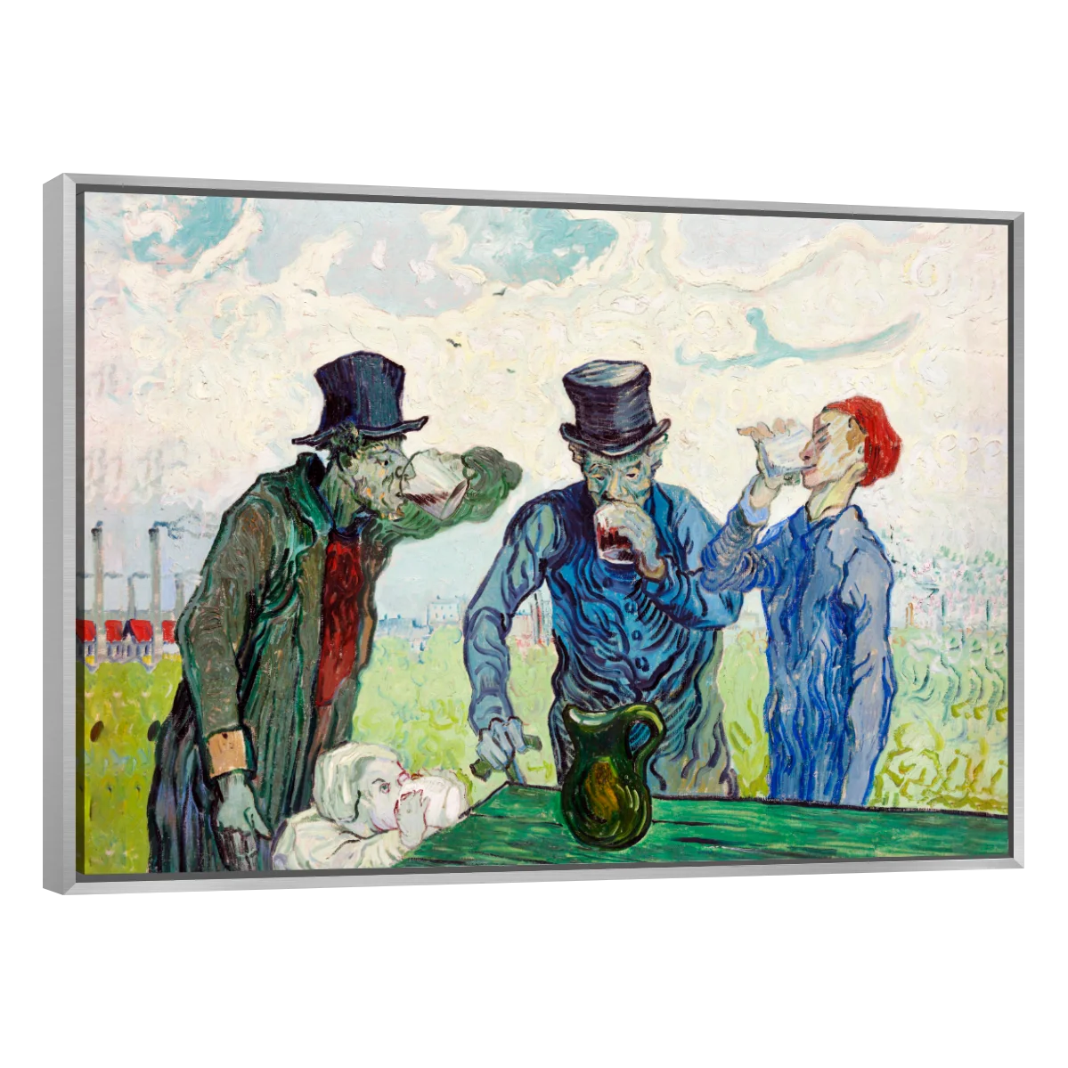 Los Bebedores Por Vincent Van Gogh